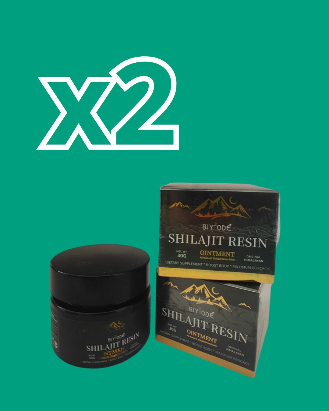 ·PACK x2 RESINA SHILAJIT·